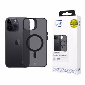 3mk Smoke Magnetinis dėklas telefonui su MagSafe iPhone 14 Pro - pusiau permatomas