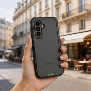 Tech-Protect Defense dėklas Samsung Galaxy A36 / A56 / A27 / A37 5G, matinis juodas