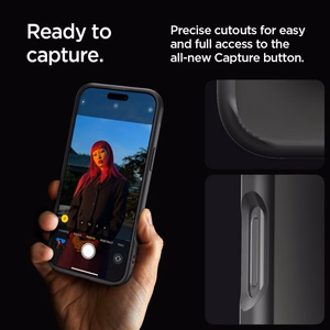 Spigen Ultra Hybrid iPhone 16 Pro dėklas - matinė juoda