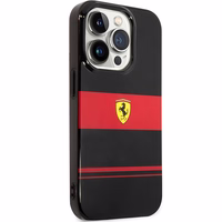 Ferrari FEHMP14LUCOK iPhone 14 Pro 6.1" juodas/juodas kietas dėklas IMD Combi Magsafe