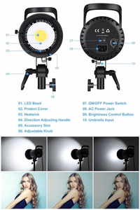 Studijos šviestuvas, 150W