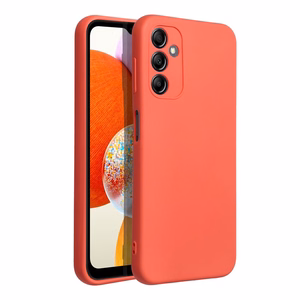 Silikoninis dėklas telefonui SAMSUNG A14 5G / A14 4G persikinis
