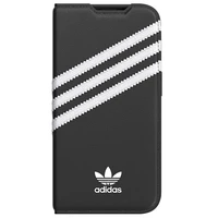 Adidas OR Dėklas telefonui Booklet PU iPhone 14 Pro juodas/baltas 50196