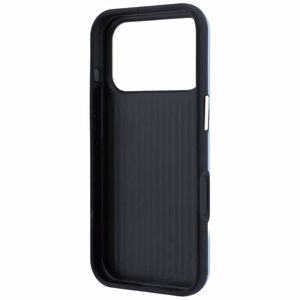 Guess Smooth & Big Strass Logo dėklas iPhone 18 Pro Max / 17 Pro Max – mėlynas