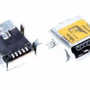 Įkrovimo jungtis universali Mini USB (5pin, ilga)