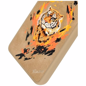 Nimmy Tiger MagSafe dėklas Samsung Galaxy S26 Ultra šviesiai rudas