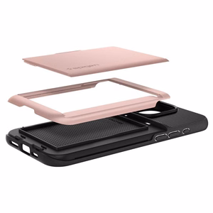 Spigen Slim Armor CS dėklas telefonui iPhone 15 Pro Max - rožinis