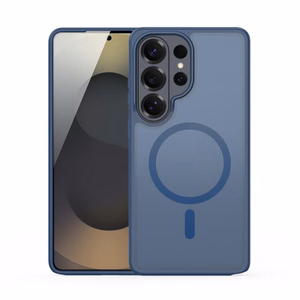 Dėklas Dux Ducis Yind MagSafe Samsung S948 S26 Ultra tamsiai mėlynas