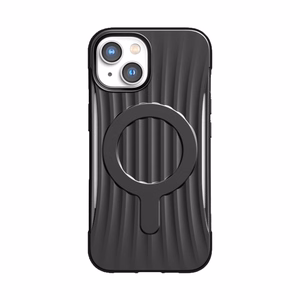Raptic X-Doria Clutch dėklas iPhone 14 Plus su Magnetine galinė juoda danga