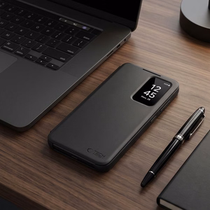 Tech-Protect Smart Wallet dėklas, skirtas „Samsung Galaxy A27 5G“ – matinis juodas