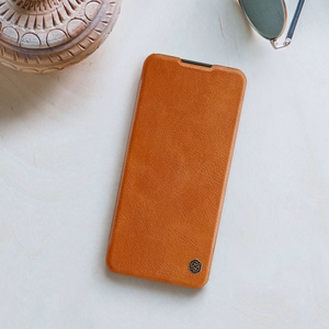 Nillkin Qin odinis dėklas Samsung Galaxy A03s juodas