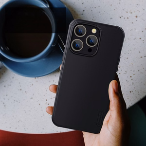 Dėklas Nillkin Super Frosted Shield Pro Magnetic Apple iPhone 14 Pro Max mėlynas
