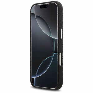 Karl Lagerfeld FW įspaustas Karl MagSafe dėklas telefonui iPhone 17 Pro – juodas