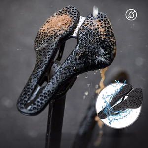 Rockbros LF0214 anatominis 3D vandeniui atsparus dviračio balnelis – juodas