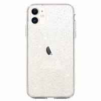 Crystal Glitter dėklas Iphone 11 sidabrinis