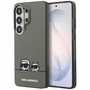 Karl Lagerfeld case IML Peekaboo Karl&Choupette MagSafe for Samsung Galaxy S26 Ultra black