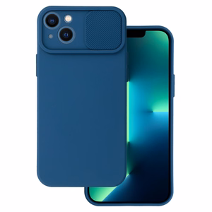Camshield Soft dėklas telefonui Iphone 14 Plus - tamsiai mėlyna