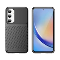Thunder Case apsauginis dėklas telefonui Samsung Galaxy A35 - juodas