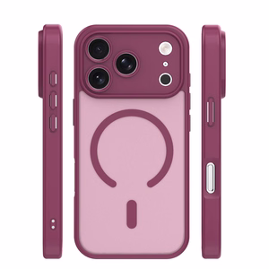 Mag Matt dėklas iPhone 17 Pro Max 6,9'' kaštoninė