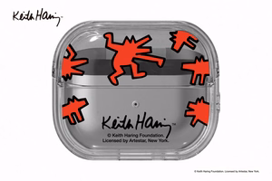 FPR630SBARW Samsung Buds3 Keith Haring Slickback skaidrus dėklas
