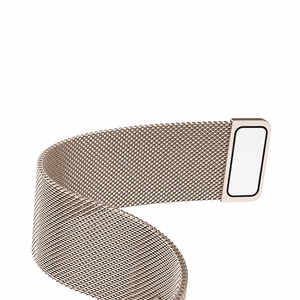 Crong Milano Steel nerūdijančiojo plieno dirželis, skirtas Apple Watch 44 / 45 / 46 / 49 mm, šampano spalvos