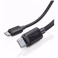 USAMS laidas KY Series US-SJ691 60W USB-C į USB-C 1m juodas