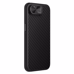 Nillkin CarboProp Magnetic dėklas with kameros dangtelis and stovas iPhone 16e / 17e - juodas