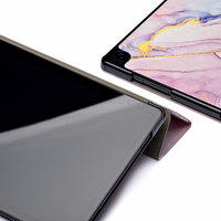 Dėklas Reach Smart Leather Samsung X210/X215/X216 Tab A9 Plus 11.0/X230/X235/X236 Tab A11 Plus 11.0 marble