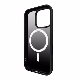 Puro Gradient Magnetinis silikoninis dėklas telefonui iPhone 16 Pro - juodas