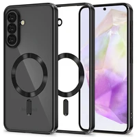 Tech-Protect MagFlex MagSafe Dėklas for Samsung Galaxy A37 5G - Clear juodas