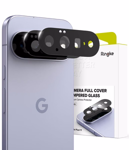 Ringke kameros objektyvų apsauga, skirta „Google Pixel 11“, 2 vnt. – juoda