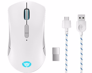 Lenovo Legion M600 Wireless Gaming kompiuterio pelė Žaidimams Abiems rankoms RF Wireless + Bluetooth + USB Type-A Optinis 16000 DPI