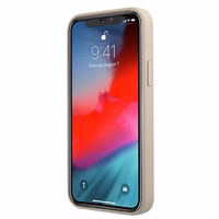 Guess GUHCP12SLSVSGP iPhone 12 mini 5.4" pilkai rožinis/pilkai rožinis kietas dėklas Silikoninis Vintage