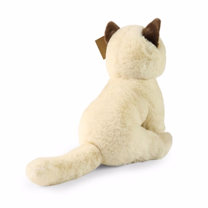 Rappa Soft Collection ekologiškas tikroviškas pliušinis žaislas – sėdinti Ragdoll katė, 23 cm