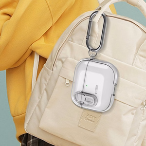 Tech-Protect Slim Hook dėklas AirPods 4 (m) - skaidrus