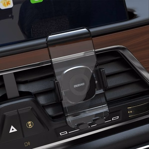 Automobilinis laikiklis Dudao F8 Max juodas (ne magnetinis / ventiliacijos grotelės)