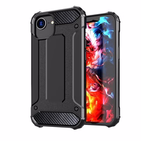 Hybrid Armor dėklas telefonui iPhone 16e - juodas