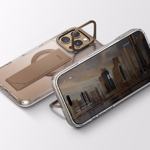 Uniq Heldro Max Magclick įkrovimo dėklas iPhone 16 Pro - auksinis