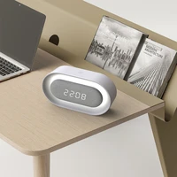 Žadintuvas su LED naktine šviesa PURE FNL-07 AKSEL balta ilga amžinoji šviesa