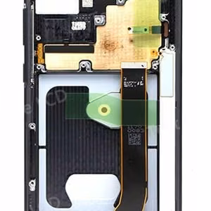 LCD ekranas Samsung N985/N986 Note 20 Ultra su jutikliniu ekranu ir rėmeliu Mystic Black originalus (service pack)
