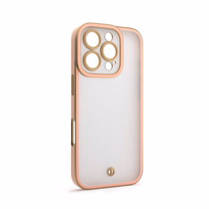 Silky Gold dėklas telefonui iPhone 16 6,1" rožinė