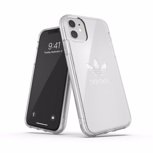 Adidas OR PC dėklas Big Logo iPhone 11 - skaidrus