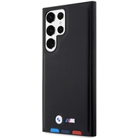 BMW BMHCS23L22PTDK S23 Ultra S918 juodas/juodas odinis dėklas Trispalvis