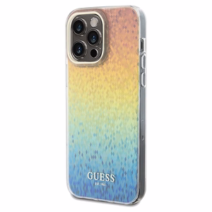 Guess IML Faceted Mirror Disco Iridescent dėklas telefonui iPhone 13 Pro / 13 - įvairiaspalvis