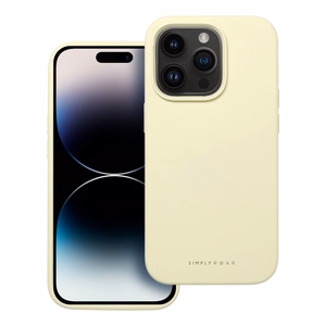 Roar Cloud Skin silikoninis dėklas iPhone 15 Pro Light Yellow