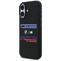 BMW M Silicon Horizontal Line MagSafe deklas, skirtas iPhone 17 - Juodas