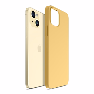 3mk Hardy Silicone MagDėklas iPhone 15 Plus - geltona