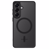 Tech-Protect BasicMag MagSafe Dėklas for Samsung Galaxy S26+ - skaidrus juodas