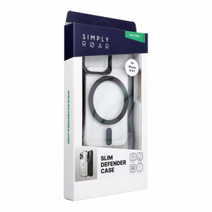ROAR dėklas SLIM DEFENDER IPHONE 16 juodas