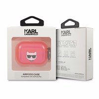 KARL LAGERFELD KLAPUCHFP AIRPODS PRO dėklas rožinis/rožinis CHOUPETTE